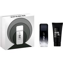 Kit Perfume Carolina Herrera 212 Vip Black Edp 100ML + Gel de Banho 100ML - Masculino