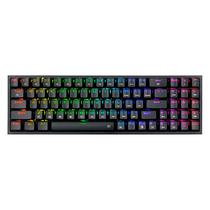 Teclado Gamer Redragon Pollux Pro K628-RGB-B Switch Blue Layout 75% Sem Fio - Preto