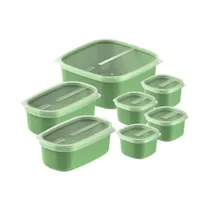 Juego de Potes Tramontina Mixcolor 25499/209 Verde 7 Piezas