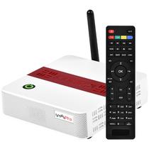 Receptor Fta Cinebox Fantasia Pro com Wi-Fi - Branco/Vermelho