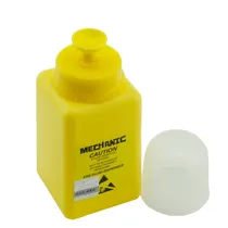 Mechanic Botella de Hdpe Protectora Esd Antidisipativa TF01 180ML Amarillo
