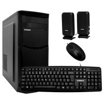 Gabinete Kit Satellite K703 Fonte 200W / Speaker / Mouse / Teclado Portugues - Preto