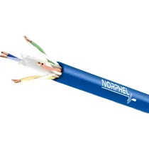 Cabo de Rede Utp Norphel CAT6 100% Cobre Interno NP-6CSAZB500 - Azul 500 Metros