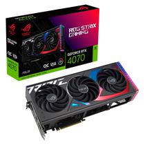 Placa de Vídeo Asus Rog Strix Oc Nvidia Geforce RTX 4070 12GB GDDR6 - ROG-STRIX-RTX4070-O12G-Gaming