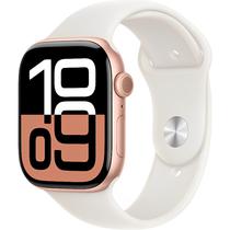 Apple Watch S10 Caixa de Aluminio Em Rose e Pulseira Esportiva Na Cor Light Blush 46 MM s/M MWWT3LW/A