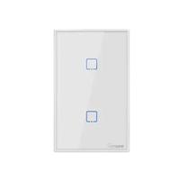 Interruptor Sonoff T2US2C Smart de Pared - Blanco c/2 Botones