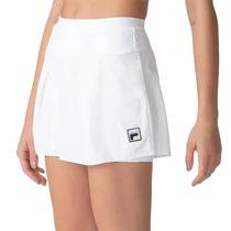 Fila Ropas Short Pollera Game Basic F12TN00273-100 Femenino Femenino Blanco