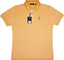 Outlet Camiseta Polo Psycho Bunny B9K126 Masculina - Orange Soda