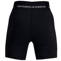 Short New Balance Feminino Sleek 5 Inch High Rise s Preto  WS41182BK