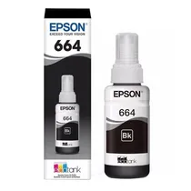 Tinta para Impressoras Epson 664 T664120 com 70ML - Preto
