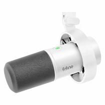 Microfone Dinamico Fifine K688W Amplitank XLR 48KHZ - Branco