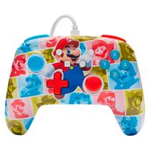 Controle Powera Enhanced Wired Mario Hero Rell para Nintendo Switch - PWA-A-09011