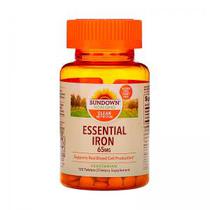 Essential Iron 65MG Sundown 120 Tablets Vegetariana