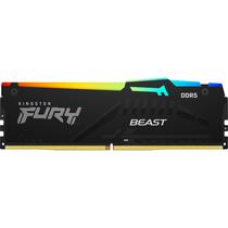 Memoria Ram DDR5 Kingston 5600 MHZ 16 GB Fury Beast RGB KF556C40BBA-16 - Preto