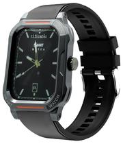 Smartwatch Blulory RTS - 3 Pulseiras/Molduras - Preto e Cinza