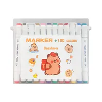 Marcador Doble Punta Milan Toys Touch Jinat Twin Marker Capybara M2D-05 120 Unidades