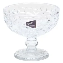 Taça para Sobremesa Diamond Vidro Transparente
