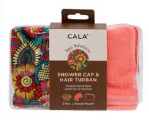 Cala Shower Cap&Hair Turbant - Flower Power