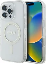 Capa Guess para iPhone 16 Pro Max GUHMP16XHFGERET - Transparent