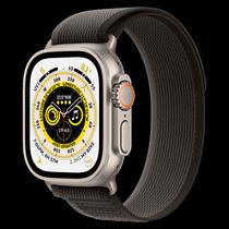 Apple Watch Ultra MQF53LL/A Celular + GPS Caixa Titanio 49MM - Loop Trail Preto