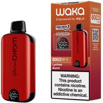 Vaper Descartavel Waka Sopro 3% Nicotina 8000 Puffs - Lychee Burst