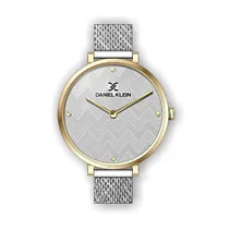 Relógio Analógico Feminino Daniel Klein Premium DK.1.12256-2 - Prata e Dourado