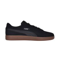 Tenis Puma Smash V2 Masculino Preto/Marrom 364989-15