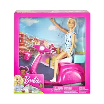 Muñeca Mattel Barbie Doll And Scooter GBK85