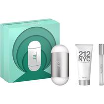 Kit Carolina 212 Edt Fem 100ML+B/Lotion+10ML Lata