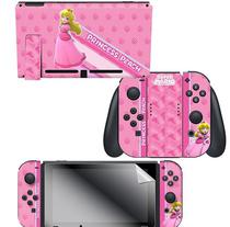 Adesivo para Nintendo Switch Super Mario Princess Peach 022545 com 2 Adesivos