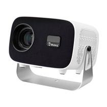 Projetor Blulory T6 -HDMI/USB - 1200 Lumens - Wi-Fi/Bluetooth - Bivolt - Gris / Blanco - White