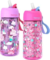 Garrafa Bentgo Kid Water - BGKDWB2-2 Rainbows Butterflies And Fairies (2 Unidades)