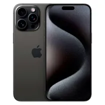 Apple iPhone 15 Pro A2848 LL/A 128GB 6GB Ram Esim Tela 6.1" - Preto Titanio (Caixa Danificada)