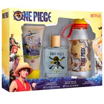 Perfume One Piece Eau de Toilette 100ML + Gel de Banho 150ML + Garrafa de Água