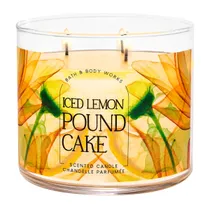 Vela Aromática Bath & Body Works Iced Lemon Pound Cake 411G