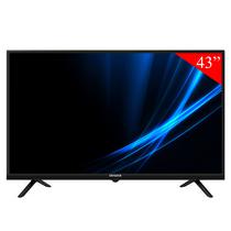 Smart TV LED de 43" Aiwa AW43B4SMFL FHD com Wi-F/HDMI/Google TV - Preto