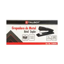 Grapadora de Metal Talbot T-00393 Negro