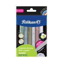 Crayones Pelikan Jumbo Metallic 5693 6 Unidades