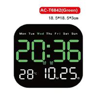 Reloj Digital AC-T6842 Green 18.5X18.5X3 CM