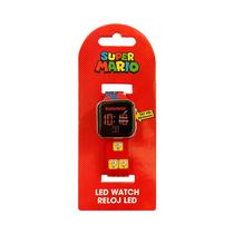 Relogio Digital LED Mays Super Mario GSM4107BOI Rojo