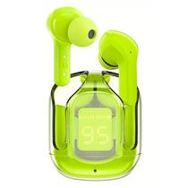 Fone de Ouvido Yookie ES35 TWS Wireless - Verde Transparente