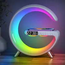 Caixa de Som Luminaria G com Carregador de Indução Magnetico Speaker Smart Station G