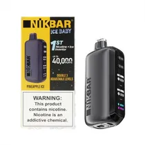 Dispositivo Descartavel Nik Bar Ice Baby 40000 Puffs Pineapple Ice