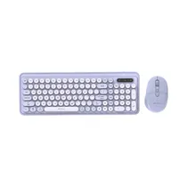 Teclado + Mouse Inalámbrico FTX FTXGK02 Dual-Mode Lila