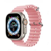 Relogio Inteligente Smartwatch T800 Ultra 49MM com Bluetooth - Rosa