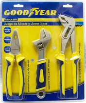 Jogo de Alicate e Chave Goodyear GY-PLK-5004 3 Peças