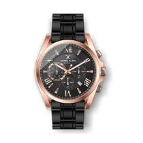 Relogio Analogico Masculino Daniel Klein Exclusive DK.1.12454-5 - Rosa Ouro e Preto