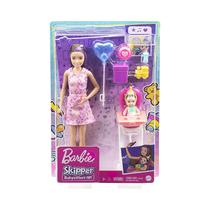 Muneca Mattel Barbie Skipper Babysitters Inc. Birthday Feeding Playset With Doll GRP40