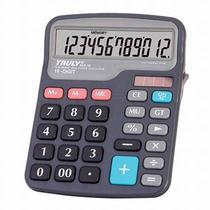 Calculadora Truly 842-12 12 Dig. Gris