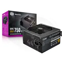 Fonte Cooler Master Mwe V2 MPE-7501-ACAAG-U2 ATX 750W 80 Plus Gold PFC Ativo - Preto